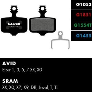 Galfer FD427 G1455, Avid, Sram, Braking, Lewis, Trickstuff