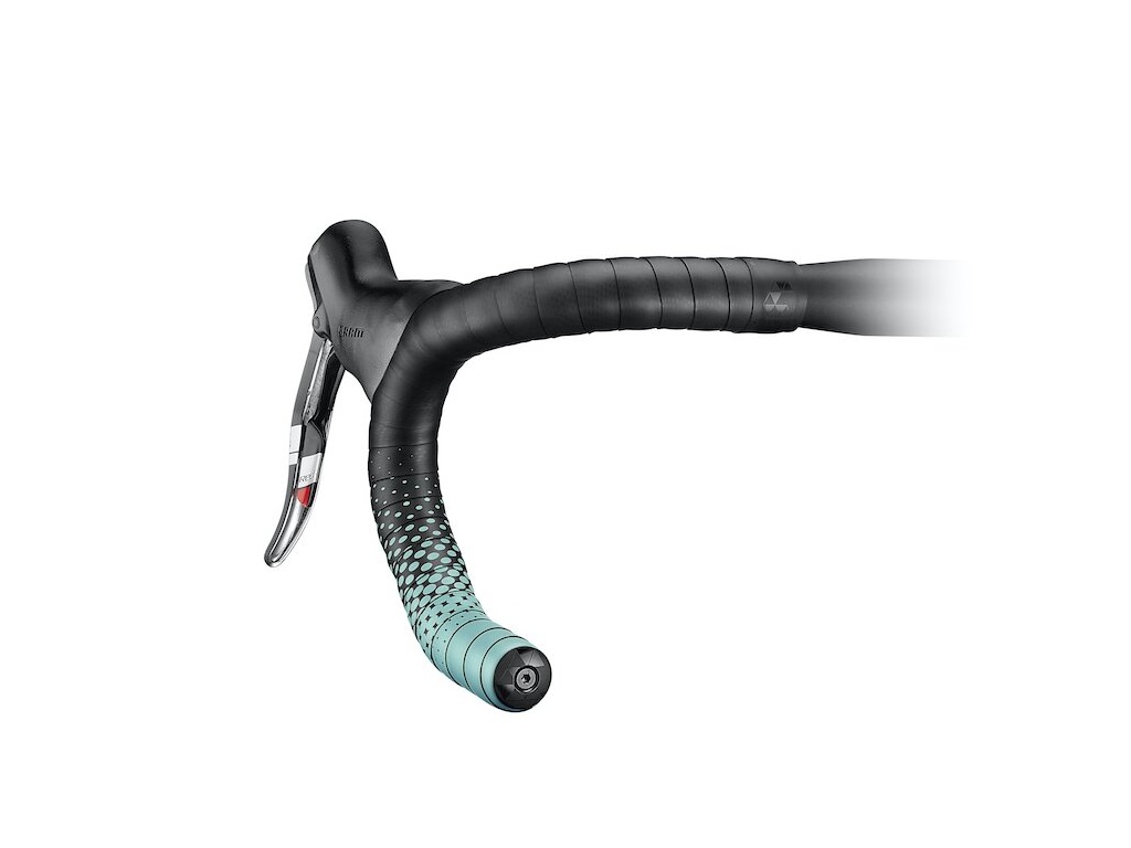 CICLOVATION Omotávka Leather Touch Fusion Black/Tyrkys